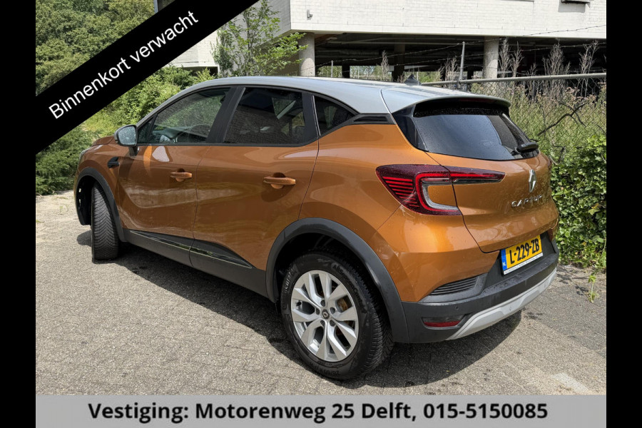 Renault Captur 1.0 TCe 100 Intens . GARANTIE TOT 02-2030! . NAVIGATIE . PARKEERSENSOREN ACHTER . CRUISE CONTROL .