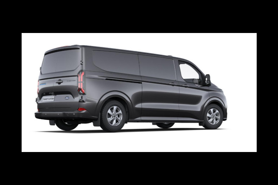 Ford E-Transit Cust. 340 L2H1 Limited 71 kWh | Adaptive Cruise Control |Inklapbare trekhaak | 17 inch Lichtmetalen Velgen | 2300kg trekgewicht | Verwarmbaar stuurwiel