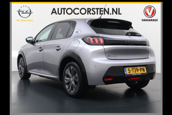 Peugeot e-208 EV 5Drs Allure Pack 50kWh SOH 90% 360°Camera Stoelverwarming 3D-Navi Ecc Pdc Apple Carplay Android Auto Keyless Cruise Control Regen-Lichtsensor Privacy Glas Lmv Led Lane Assist Isofix DAB Bluetooth