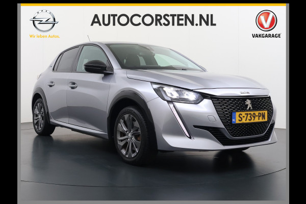 Peugeot e-208 EV 5Drs Allure Pack 50kWh SOH 90% 360°Camera Stoelverwarming 3D-Navi Ecc Pdc Apple Carplay Android Auto Keyless Cruise Control Regen-Lichtsensor Privacy Glas Lmv Led Lane Assist Isofix DAB Bluetooth