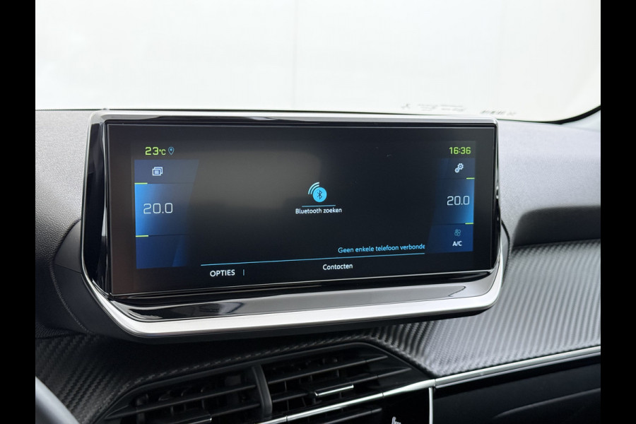 Peugeot e-208 EV 5Drs Allure Pack 50kWh SOH 90% 360°Camera Stoelverwarming 3D-Navi Ecc Pdc Apple Carplay Android Auto Keyless Cruise Control Regen-Lichtsensor Privacy Glas Lmv Led Lane Assist Isofix DAB Bluetooth