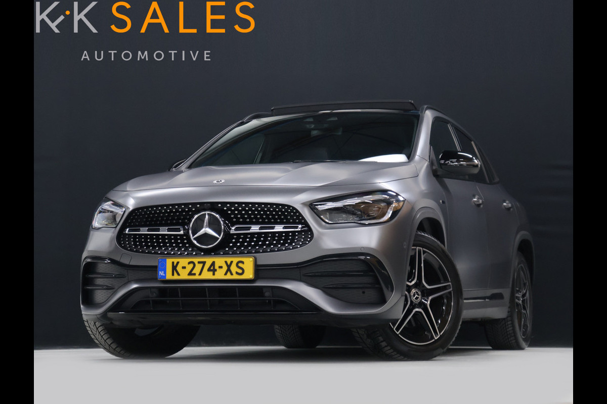 Mercedes-Benz GLA 250 e AMG Business Solution SOH 100% [SCHUIFKANTELDAK, CAMERA, TREKHAAK, PDC, CRUISE, STOELVERWARMING, DIGITAL DASH, ELEKTRISCH VERSTELBARE STOELEN, ELEKTISCHE ACHTERKLEP, NIEUWSTAAT]