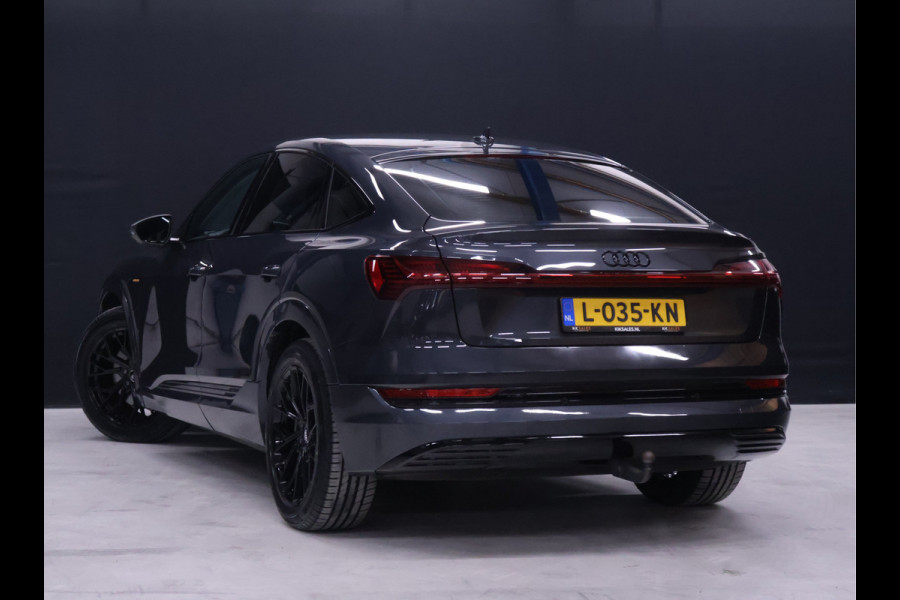 Audi e-tron Sportback 55 quattro edition 95 kWh [TREKHAAK, KOFFERKLEP ELEKTRISCH, CRUISE CONTROL, SCHAKELFLIPPERS, NIEUWSTAAT]