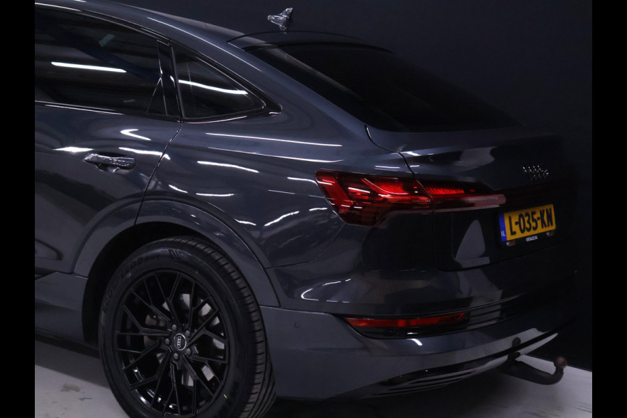 Audi e-tron Sportback 55 quattro edition 95 kWh [TREKHAAK, KOFFERKLEP ELEKTRISCH, CRUISE CONTROL, SCHAKELFLIPPERS, NIEUWSTAAT]