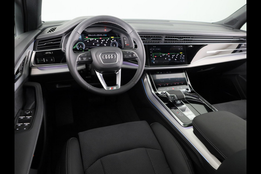 Audi Q7 55 TFSI e quattro Pro Line S 394pk | Panoramadak | Adaptive cruisecontrol |  B&O soundsysteem | Optiekpakket zwart Plus | Privacy Glass | Trekhaak