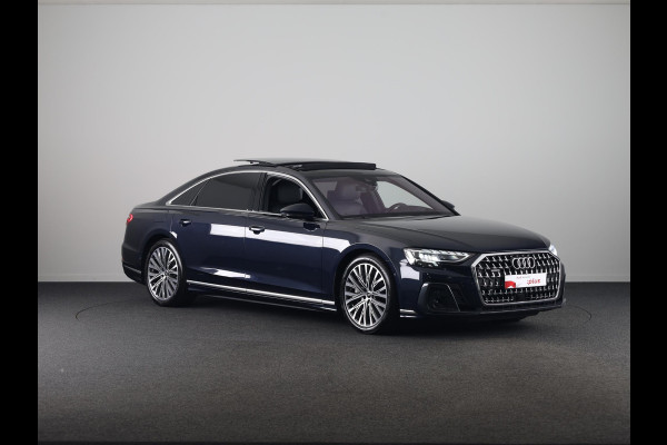 Audi A8 60 TFSI e quattro Lang 462pk | Panoramadak | Ventilatie + massage voor en achter | HUD | Luchtvering |