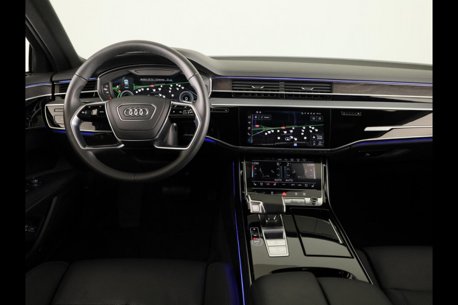Audi A8 60 TFSI e quattro Lang 462pk | Panoramadak | Ventilatie + massage voor en achter | HUD | Luchtvering |