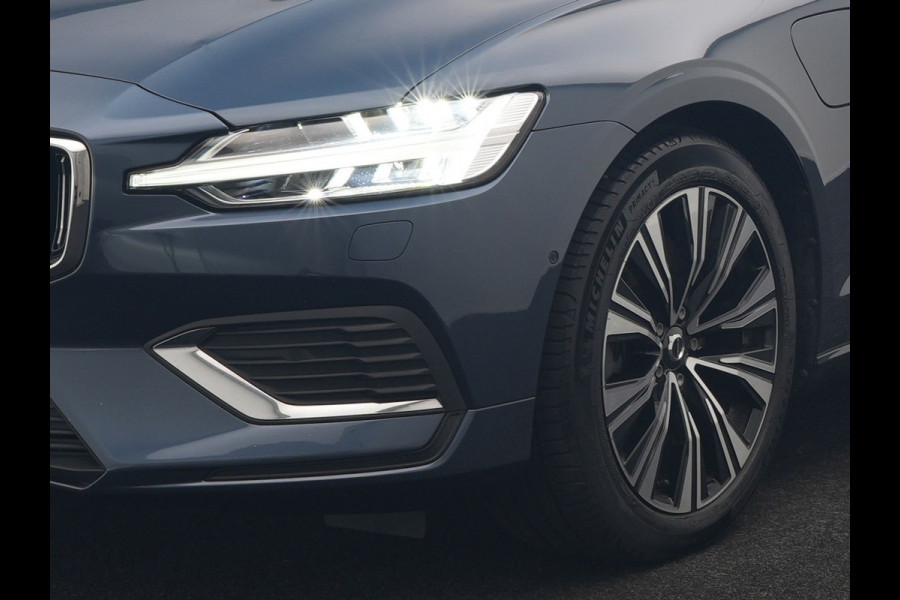 Volvo V60 T6 AWD Plus Bright LONG RANGE PHEV 350pk Dealer O.H. | Trekhaak Af Fabriek | Panodak | Adaptive Cruise | 360 Camera | Comfortstoelen Memory & Verwarmd | Stuur Verwarmd | Keyless | Blis | Apple Carplay | Google Assistent | DAB | Plug In Hybrid |