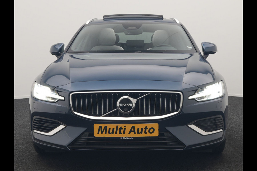 Volvo V60 T6 AWD Plus Bright LONG RANGE PHEV 350pk Dealer O.H. | Trekhaak Af Fabriek | Panodak | Adaptive Cruise | 360 Camera | Comfortstoelen Memory & Verwarmd | Stuur Verwarmd | Keyless | Blis | Apple Carplay | Google Assistent | DAB | Plug In Hybrid |