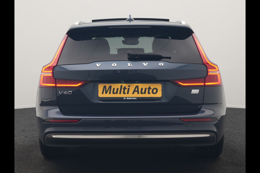 Volvo V60 T6 AWD Plus Bright LONG RANGE PHEV 350pk Dealer O.H. | Trekhaak Af Fabriek | Panodak | Adaptive Cruise | 360 Camera | Comfortstoelen Memory & Verwarmd | Stuur Verwarmd | Keyless | Blis | Apple Carplay | Google Assistent | DAB | Plug In Hybrid |
