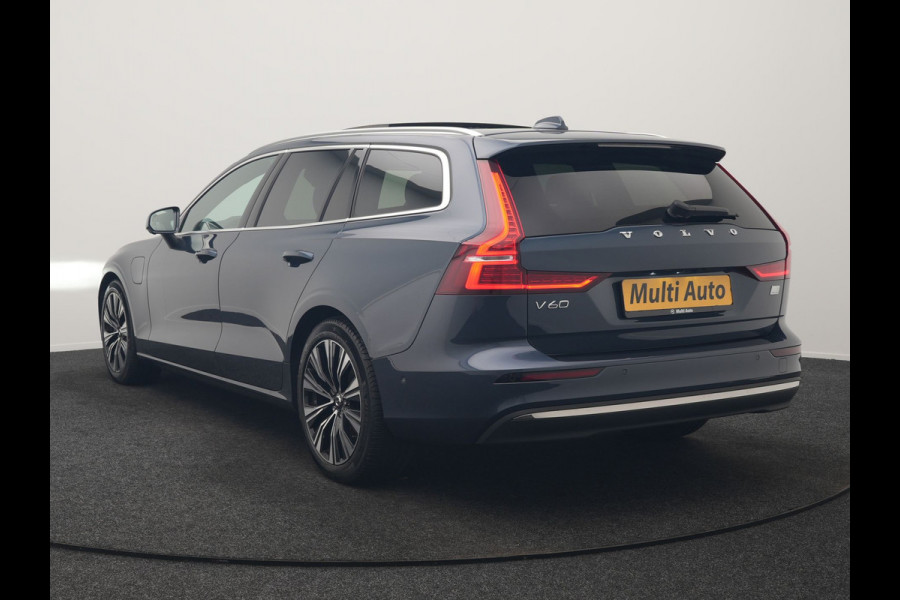 Volvo V60 T6 AWD Plus Bright LONG RANGE PHEV 350pk Dealer O.H. | Trekhaak Af Fabriek | Panodak | Adaptive Cruise | 360 Camera | Comfortstoelen Memory & Verwarmd | Stuur Verwarmd | Keyless | Blis | Apple Carplay | Google Assistent | DAB | Plug In Hybrid |