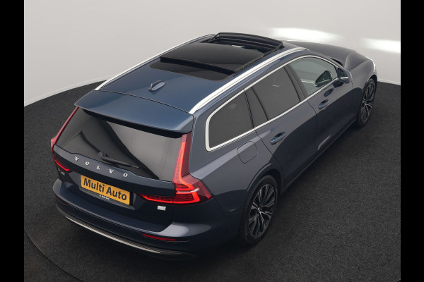 Volvo V60 T6 AWD Plus Bright LONG RANGE PHEV 350pk Dealer O.H. | Trekhaak Af Fabriek | Panodak | Adaptive Cruise | 360 Camera | Comfortstoelen Memory & Verwarmd | Stuur Verwarmd | Keyless | Blis | Apple Carplay | Google Assistent | DAB | Plug In Hybrid |
