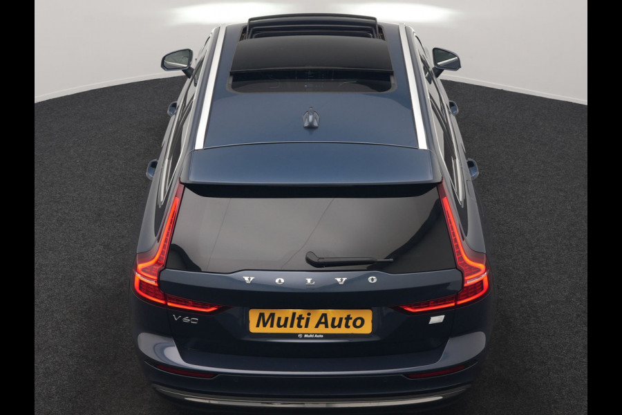 Volvo V60 T6 AWD Plus Bright LONG RANGE PHEV 350pk Dealer O.H. | Trekhaak Af Fabriek | Panodak | Adaptive Cruise | 360 Camera | Comfortstoelen Memory & Verwarmd | Stuur Verwarmd | Keyless | Blis | Apple Carplay | Google Assistent | DAB | Plug In Hybrid |