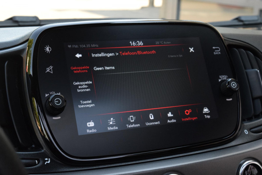 Fiat 500 1.0 Hybrid Sport|Open dak|16"|Cruise|TFT|Clima