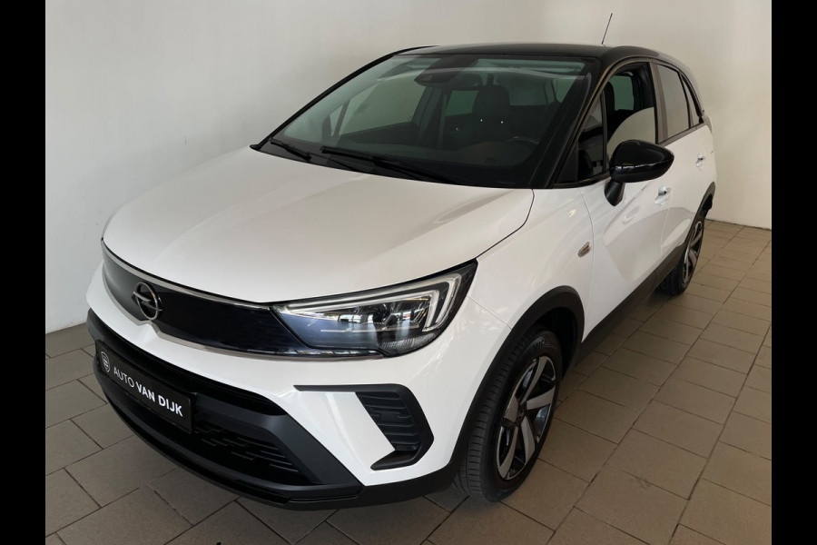 Opel Crossland 1.2 Turbo Edition AIRCO NAVI CRUISE ELEK RAMEN CENT VERG VELGEN ZWART DAK PRIVACY GLAS ZEER NETTE AUTO
