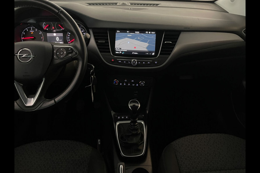 Opel Crossland 1.2 Turbo Edition AIRCO NAVI CRUISE ELEK RAMEN CENT VERG VELGEN ZWART DAK PRIVACY GLAS ZEER NETTE AUTO