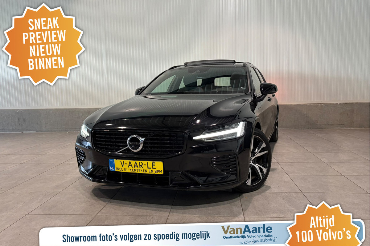 Volvo V60 T8 Aut. Long Range Plug-in Hybrid R-Design ACC 360camera Leder 455pk
