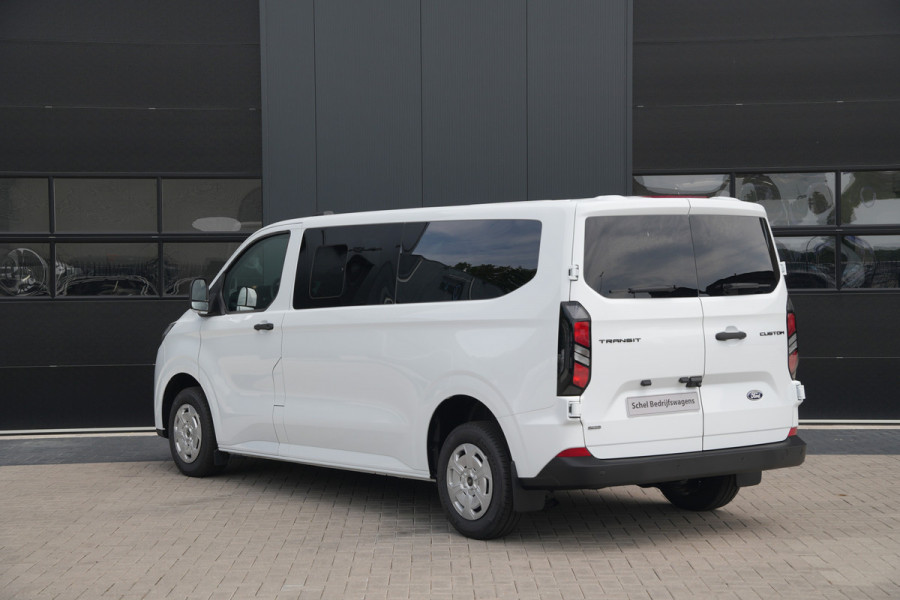 Ford Transit Custom 340 2.5 PHEV L2H1 Kombi Trend 9 zits - Carplay - Camera - Navigatie - Airco achterin - Cuise - Rijklaar