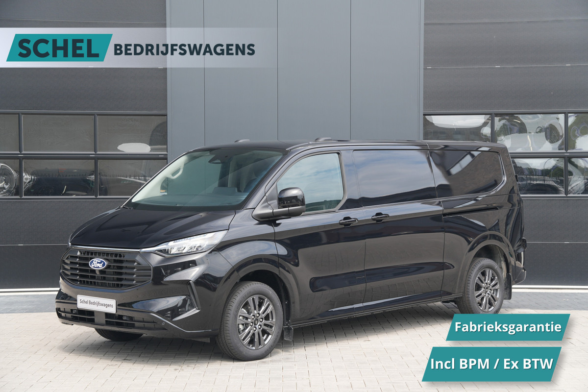 Ford Transit Custom 320 2.0 TDCI L2H1 Limited 170pk - 1+1 Stoelopstelling - 2x Schuifdeur - Adaptive Cruise - Verwarmd stuur - Blind spot - Navigati