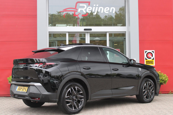 Peugeot 3008 1.2 Hybrid 145PK AUTOMAAT GT | PANORAMA SCHUIF/KANTEL DAK MET CLEAN CABIN | 360° VISION & DRIVE ASSIST PLUS PACK: ANTI DIEFSTAL ALARM MET SUPERVERGRENDELING/VISEOPARK 360° HD CAMERA'S/BUITENSPIEGELS MET KANTELFUNCTIE/DRIVE ASSIST 2.0 (SEMI AUTONOOM RIJDEN)/LANE POSITIONING ASSIST/SEMI AUTOMATED LANE CHANGE ASSIST/REAR CROSS TRAFFIC ALERT/DODEHOEK DETECTIE | ALCANTARA EXECUTIVE INTERIOR: BEKLEDING ALCANTARA/KUNSTLEDER AFGEWERKT MET STIKSELS/AGR BESTUUDERSSTOEL EN PASSAGIERSSTOEL ELEKTRISCH VERSTELBAAR MET GEHEUGENFUNCTIE OP DE BESTUUDERSSTOEL/VERWARMBARE VOORSTOELEN MET