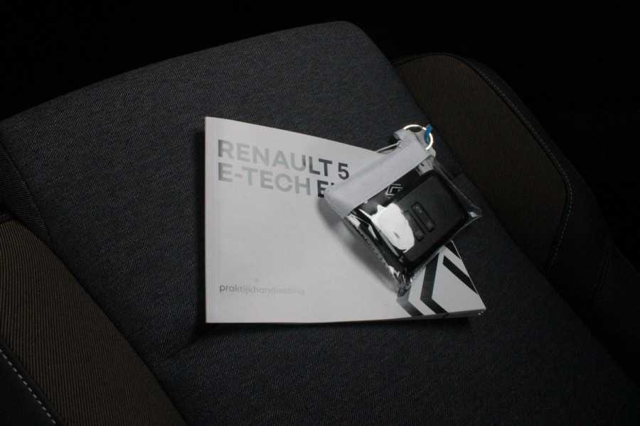 Renault 5 COMFORT RANGE TECHNO 150PK 52 kWh | PACK WINTER TECHNO: ELEKTRISCH VERWARMBARE VOORSTOELEN/ELEKTRISCH VERWARMBAAR STUURWIEL/BESTUUDERSSTOEL MET ELEKTRSCH VERSTELBARE LENDESTEUN/IN HOOGTE VERSTELBARE PASSAGIERSSTOEL | LICHTMETALEN VELGEN 18" | ADAPTIVE CRUISE CONTROL | FULL LED KOPLAMPEN MET FRANSE VLAG | ELEKTRTISCH INKLABARE EN VERWARMBARE BUITENSPIEGELS | ACHTERUITRIJ CAMERA | SFEER VERLICHTING | GOOGLE MAPS NAVIGATIE | DRAADLOZE TELEFOONLADER | PRIVACY GLASS | 100KW SNELLAAD FUNCTIE | DRAADLOZE APPLE CARPLAY/ANDROID AUTO | DAB+ RADIO |