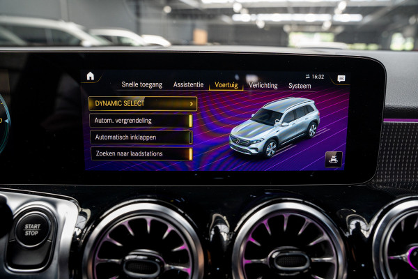 Mercedes-Benz EQB 250 Navi Leer 360° Camera Stoelverwarming PTS LM velgen Zwarte binnenhemel Elektr. bedienbare achterklep BTW auto!  SOH: 96,4%