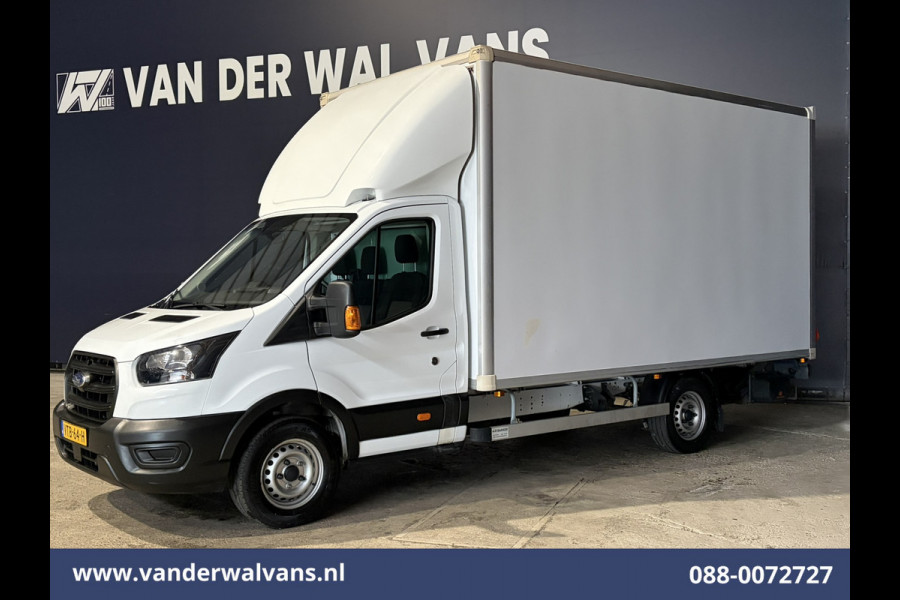 Ford Transit 2.0 TDCI 130pk Bakwagen 232cm Hoog Laadklep Zijdeur Euro6 Airco | Lat om Lat betimmering Bijrijdersbank, 904kg laadvermogen
