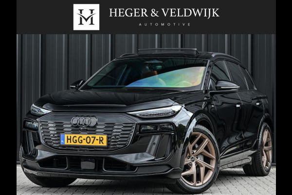 Audi Q6 e-tron Launch edition 83 kWh | Panoramadak | 360 Camera | B&O | HUD | Luchtvering | Ambiance Interieur | Stuur- Stoelverwarming | Memory Seats |
