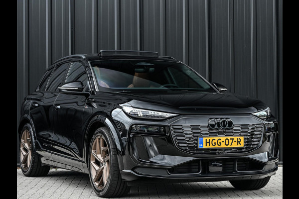 Audi Q6 e-tron Launch edition 83 kWh | Panoramadak | 360 Camera | B&O | HUD | Luchtvering | Ambiance Interieur | Stuur- Stoelverwarming | Memory Seats |
