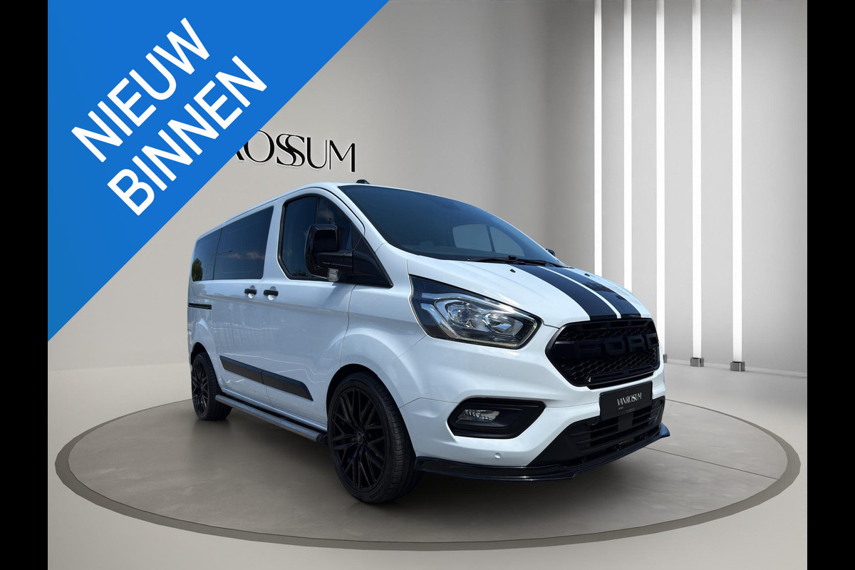 Ford Transit Custom 320 1.0 EcoBoost L1H1 PHEV VR-Edition 9 persoons | Incl BTW /BPM | 20" | Extra Getint | Spoilers | Raptor | Stoelvw | Parksensors |