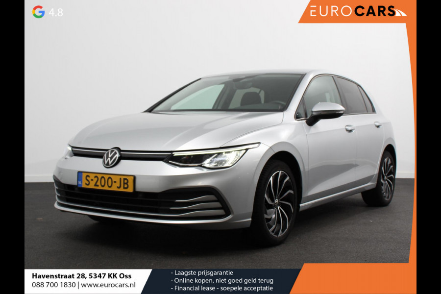 Volkswagen Golf 1.0 TSI Life Lounge 110pk Navigatie Apple Carplay/Android auto Climate Control Parkeersensoren 17"Lichtmetalen velgen Extra Getint Glas Cruise Control Stoel- en stuurverwarming Ledverlichting