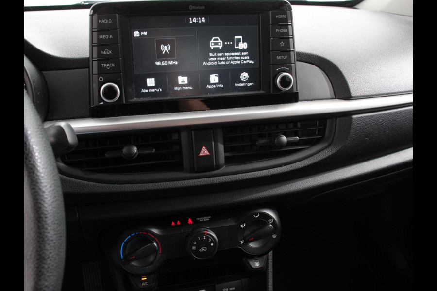 Kia Picanto 1.0 MPi ComfortPlusLine Navigatie Apple Carplay/Android Auto Airco Camera Electrische ramen CV
