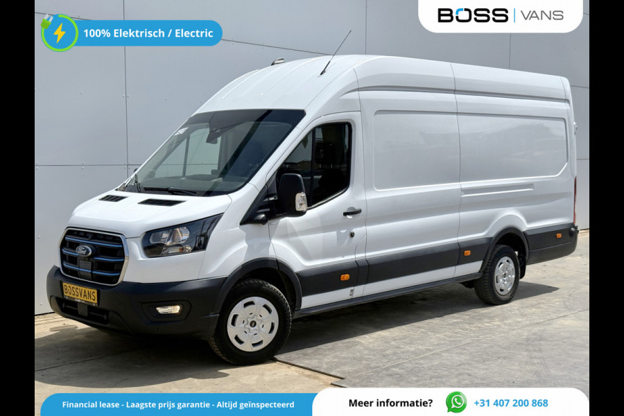 Ford E-Transit 68 kWh 184PK L4H3 Elektrisch 317km WLTP 95,9% SOH BEV Snelladen Climate Control Cruise Control Carplay Stoelverwarming Parkeersensoren v+a Laadkabel