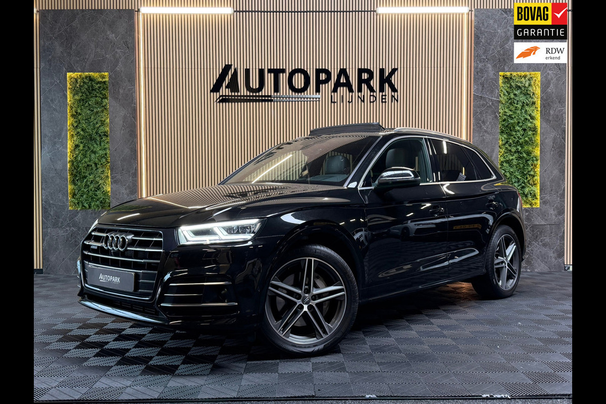 Audi Q5 55 TFSI e quattro Competition 3x S-LINE|BTW|PANO|B&O|HuD|360 CAM|SFEERVERLICHTING|LUCHTVERING|CARPLAY|CAMERA|BOMVOL!