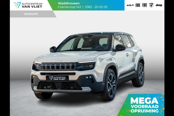 Jeep Avenger Summit 54 kWh | Uit voorraad leverbaar | Schuif/Kanteldak | Winter Pack | Infotainment&Convenience Pack | Warmtepomp