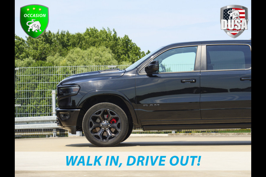 Dodge Ram 1500 | Limited | 5.7 V8 | 4x4 | Crew Cab Full option | Smoked lights | Red Calipers | HUD | Harman Kardon Nieuw binnen!