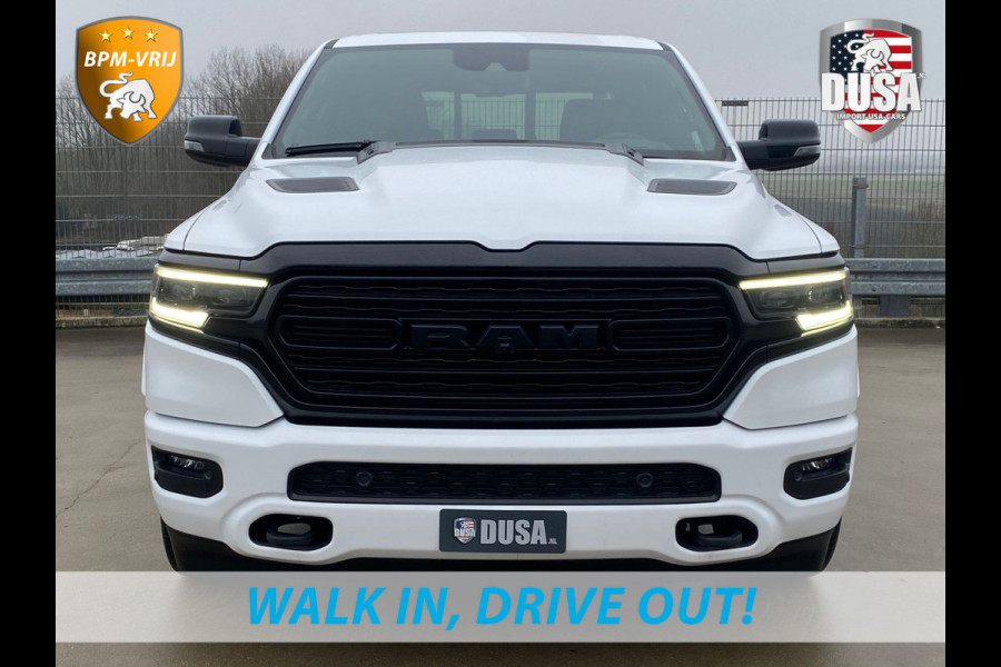 Dodge Ram 1500 | Limited | 5.7L HEMI | 4X4 Night Edition | Panoramadak  | Luchtvering | BPM VRIJ Getoonde accessoires zijn verkrijgbaar tegen meerprijs
