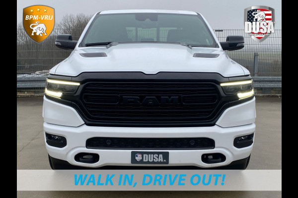Dodge Ram 1500 | Limited | 5.7L HEMI | 4X4 Night Edition | Panoramadak  | Luchtvering | BPM VRIJ Getoonde accessoires zijn verkrijgbaar tegen meerprijs
