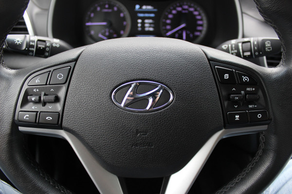 Hyundai Tucson 1.6 T-GDI Premium / Full option! / Panoramadak / 360Camera / Leder / Keyless / 19'' / CarPlay / Stoelventilatie+Verwarming / Stuurverwarmd / Dodehoek / DAB / ACC