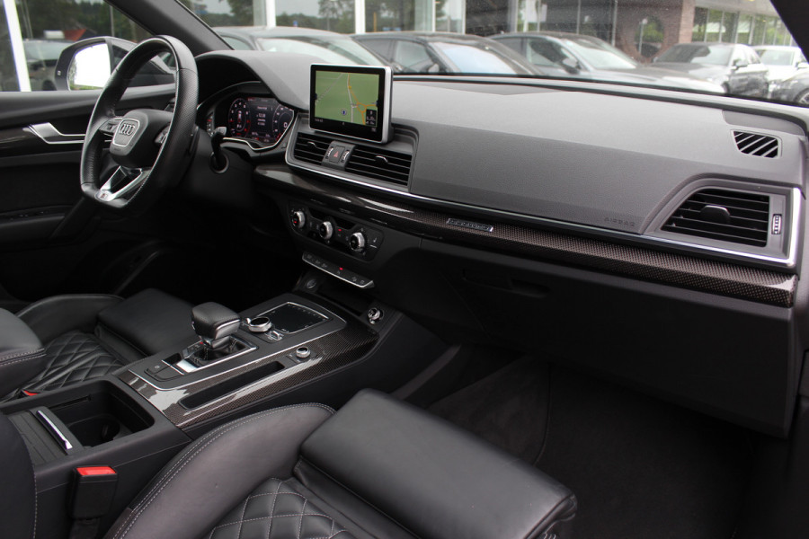Audi Q5 2.0 TFSI quattro Sport S Line Black Edition / Panoramadak / Camera / RS Seats / Keyless / 21'' / Blackpack / Navigatie / Carbon intr. / Virtual Cockpit / Stoelverwarming / Cruise Control