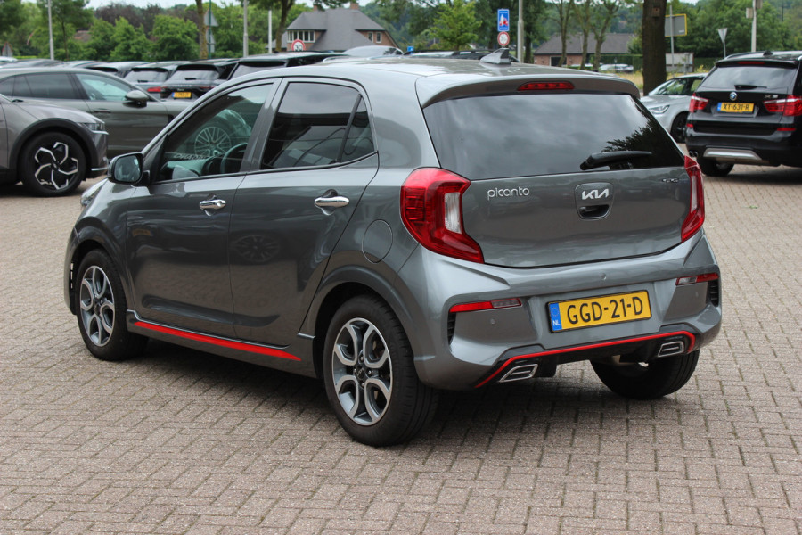 Kia Picanto 1.0 DPi GT-Line / NL Auto! / 1e Eign. / Camera / CarPlay / Keyless / Leder / 15'' / DAB / Cruise Control