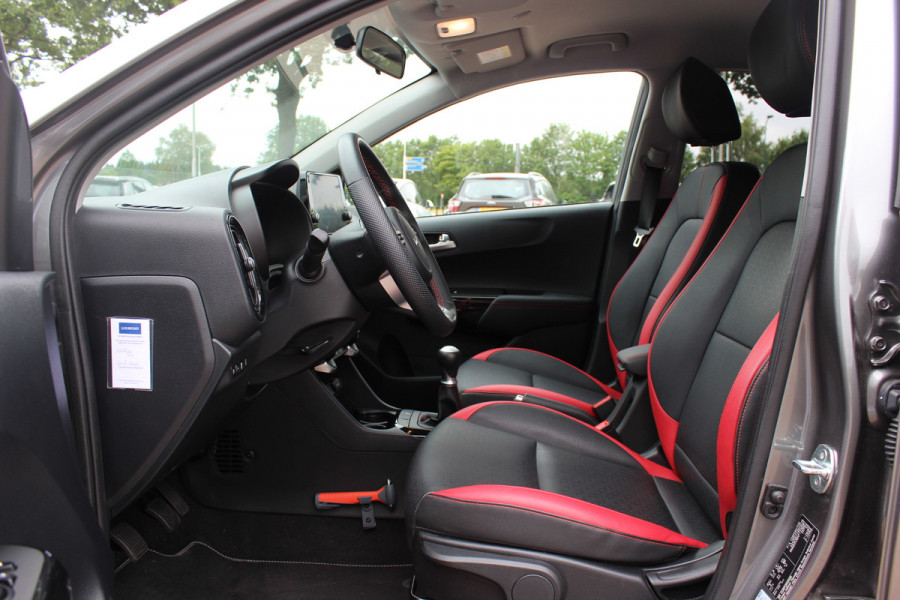Kia Picanto 1.0 DPi GT-Line / NL Auto! / 1e Eign. / Camera / CarPlay / Keyless / Leder / 15'' / DAB / Cruise Control