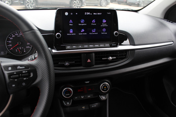 Kia Picanto 1.0 DPi GT-Line / NL Auto! / 1e Eign. / Camera / CarPlay / Keyless / Leder / 15'' / DAB / Cruise Control