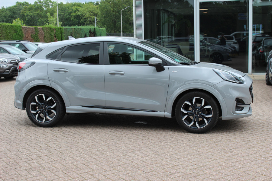Ford Puma 1.0 EcoBoost Hybrid ST-Line X First Edition / Trekhaak / Camera / B&O / Keyless / CarPlay / Half Leder / 18'' / Stoel+Stuurverwarming / Dodehoek / DAB / ACC