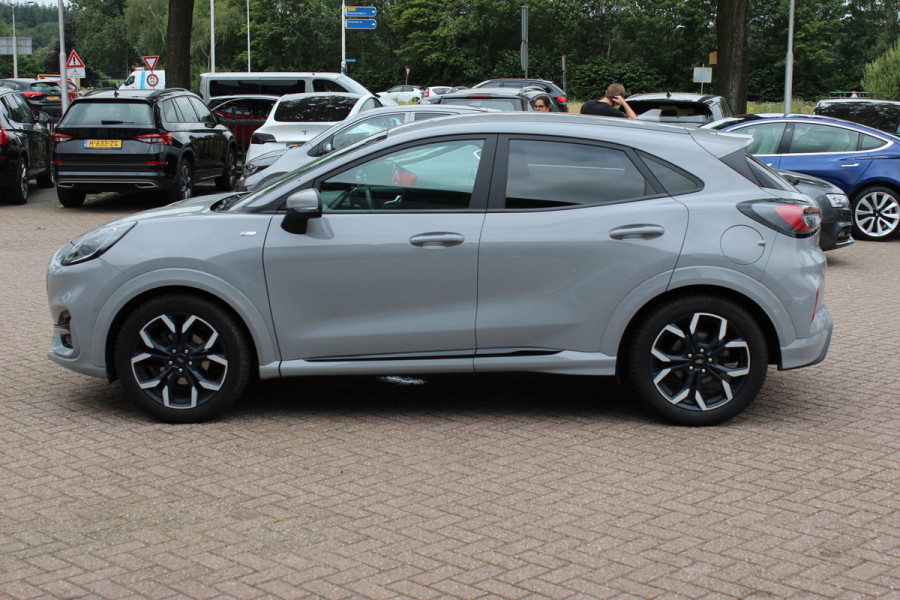 Ford Puma 1.0 EcoBoost Hybrid ST-Line X First Edition / Trekhaak / Camera / B&O / Keyless / CarPlay / Half Leder / 18'' / Stoel+Stuurverwarming / Dodehoek / DAB / ACC