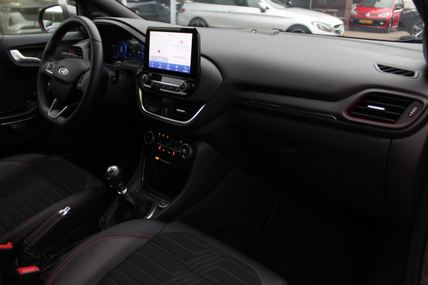 Ford Puma 1.0 EcoBoost Hybrid ST-Line X First Edition / Trekhaak / Camera / B&O / Keyless / CarPlay / Half Leder / 18'' / Stoel+Stuurverwarming / Dodehoek / DAB / ACC