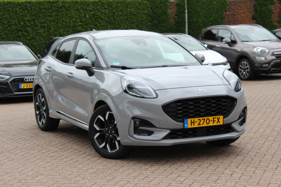Ford Puma 1.0 EcoBoost Hybrid ST-Line X First Edition / Trekhaak / Camera / B&O / Keyless / CarPlay / Half Leder / 18'' / Stoel+Stuurverwarming / Dodehoek / DAB / ACC