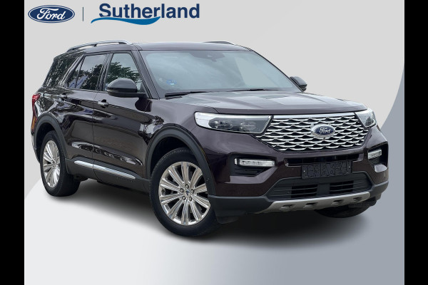 Ford Explorer 3.0 V6 EcoBoost PHEV Platinum | Afneembare trekhaak | Panoramadak | Bang&Olufsen | 360 graden camera | Stoelverwarming/koeling