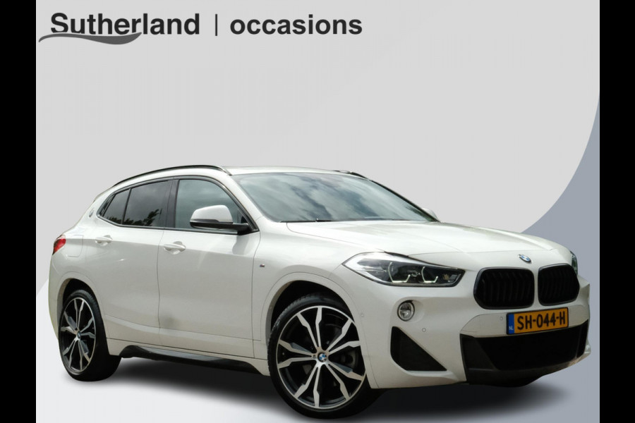 BMW X2 sDrive20i High Executive 190 PK | Panorama dak | Stoelverwarming | Vol lederen bekleding | CarPlay| Elektrische klep | LED verlichting | Lichtmetalen velgen | Achteruitrijcamera |