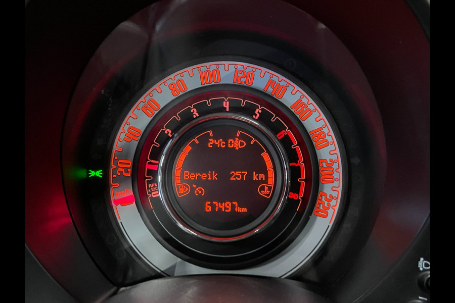 Fiat 500 1.2|69 PK|4-CILINDER|TREKHAAK|PANORAMADAK|CRUISE+CLIMATE CONTROL|ELEK.RAMEN+SPIEGELS|LMV|NAP|NL-AUTO|NETTE AUTO|
